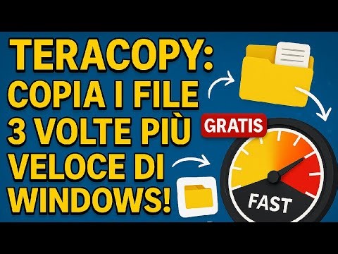 TERACOPY: COPIA I FILE 3 VOLTE PIÙ VELOCE DI WINDOWS!🚀