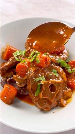 Slow braised lamb neck in a red wine sauce #lamb#recipes#recipeshorts#wine#lambrecipe