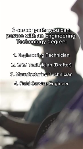 Did you know an Engineering Technology degree from Butler Community College can be your launching pad to a variety of innovative and in-demand careers? 🛠️⚙️ ⁣⁠ ⁣⁠ Whether you want to enter the workforce or transfer to a four-year college, Butler equips you with the skills and technical expertise to succeed in this growing field.⁣⁠ ⁣⁠ Here are 6 career paths you can pursue with an engineering technology degree:⁣⁠ ⁣⁠ 1️⃣ 𝐄𝐧𝐠𝐢𝐧𝐞𝐞𝐫𝐢𝐧𝐠 𝐓𝐞𝐜𝐡𝐧𝐢𝐜𝐢𝐚𝐧 – Assist engineers by testing, c