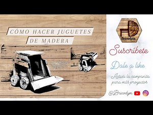 COMO HACER JUGUETES DE MADERA