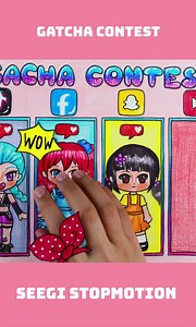 377K views · 6.4K reactions | Gatcha contest #reels2024 #fpy #viral #reelsfypシ #Hflmedia #Stopmotion | Stop Motion Paper ASMR | Facebook