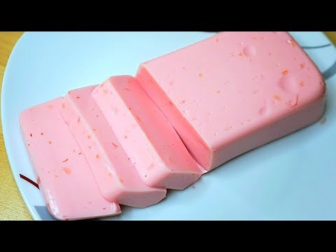 3 Ingredients Strawberry Jello Mousse | Jello Pudding Dessert | Jello Mousse Recipe