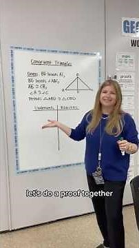 Geometry Triangle Congruence Proof #iteachalgebra #maths #mathematics #geometry