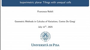 【Ennio De Giorgi数学研究中心】变分法中的几何方法（Geometric methods in Calculus of Variations）