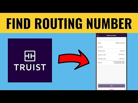 How To Find Truist Routing Number (2025)
