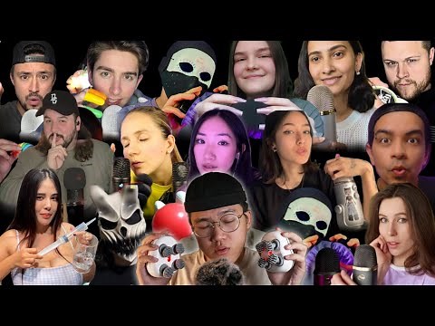 30 Asmrtists In 15 Minutes | Best Asmrtist Compilation