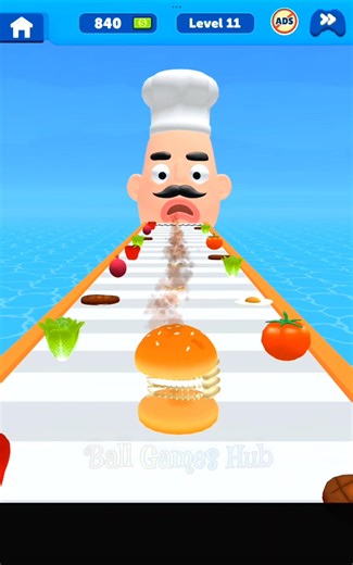 Burger 🍔 vs Sandwich 🥪 vs Ice Cream 🍦 | Ultimate Food Runner Combo #shorts