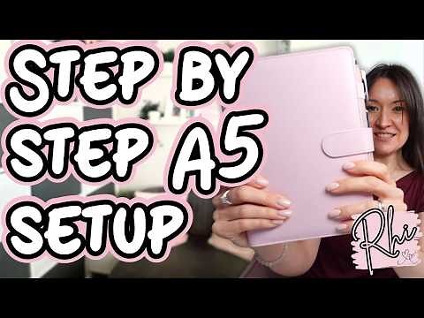 How I Print A5 & Build My Mini Binder Step By Step