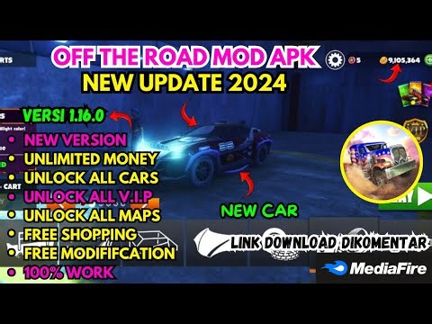 Download!! Off The Road MOD Apk Versi 1.16.0, (Mod Menu/ Unlimited Money & Unlock all Cars)