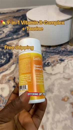 💛 LOTFLY Super B Energy Complex #SuperBEnergy #VitaminBComplex #EnergySupport #DailyVitamins #HealthyLifestyle