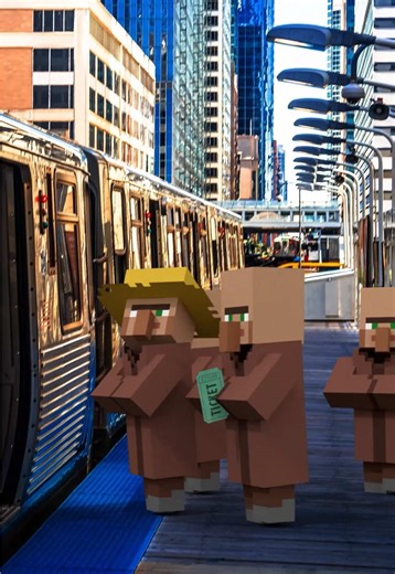 Mobs spotted in Chicago… 👀 Looks like they’ve been exploring ahead of #MinecraftExperience: Villager Rescue arriving May 2026 — and judging by those tickets in hand, it looks like the whole crew is ready. 🎟️ Tickets on sale now at link in bio or MinecraftExperience.com. #Minecraft #MinecraftChicago