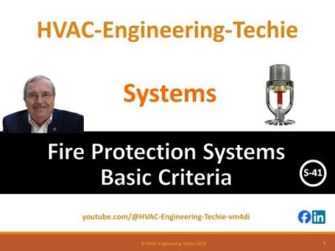 Fire Protection Training Video covering basic fire sprinkler systems criteria & Components. S-41