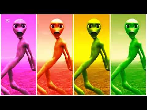 Green Alien Dance Challenge 👽 Funny Viral Dance🤩