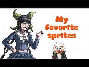 My fav sprite of every Danganronpa Character (im ok i swear)