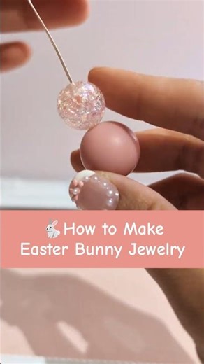 How to make Easter Bunny earrings jewelry making at home for beginners Bead a rabbit