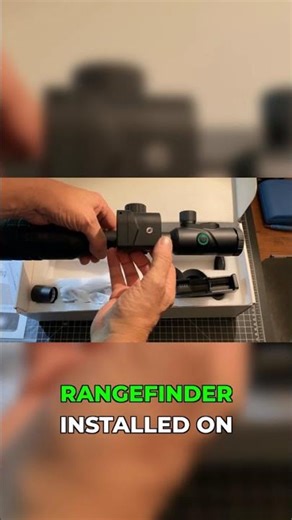 Rangefinder & IR Illuminator with MV400 Day/Night Scope!