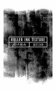 Tekstur Vektor Halftone Roller Ink pada Latar Belakang Putih