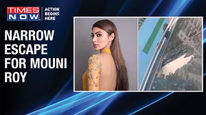 Mouni Roy's narrow escape from death at a metro construction site in Mumbai