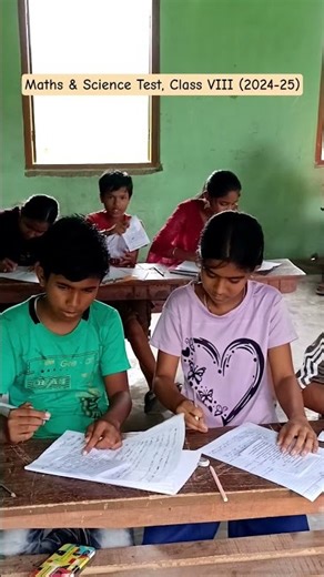 Maths & Science Test || Class VIII 2014-25 Batch ||