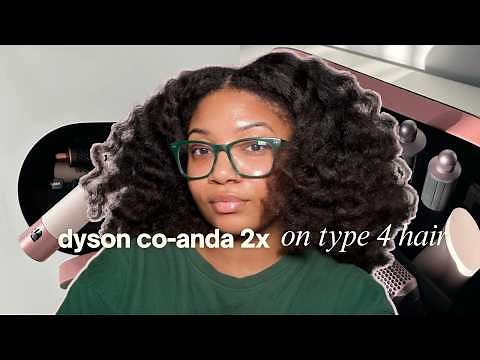 Dyson Coanda 2.0 Review on Curly & Coily Hair | Wide Tooth Comb + Brush Results