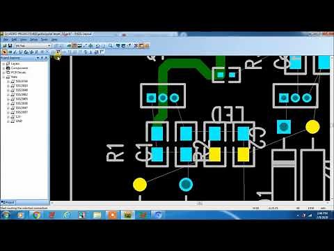 constraints settings and routing in pads layout