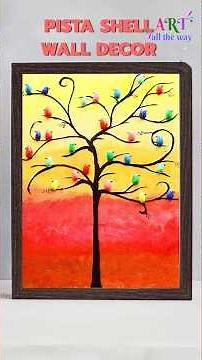 Transform Pista Shells into Stunning Wall Art 🎨 | Easy Home Decor Idea with Waste Materials