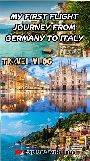 Mein erster Flug von Deutschland nach Italien