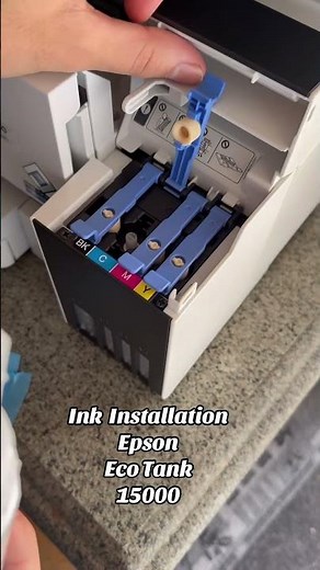 How to Add Ink to Epson EcoTank 15000
