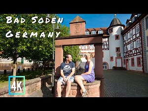 Walking Tour in Bad Soden,Germany 🇩🇪| Sommer 2023 | City Center | 4K 60 fps