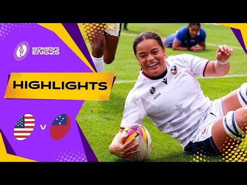 Perfect 10! 🇺🇸 | USA v Samoa | Rugby World Cup 2025 | Highlights