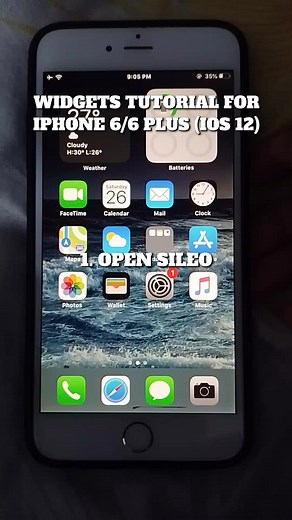 Widgets Tutorial for iPhone 6 Plus