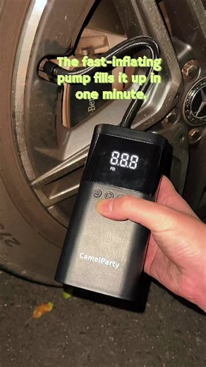 Never get stranded. Keep this portable jump starter, tire inflator, phone charger and flashlight in your vehicle in case of emergencies. #jumpstarter #tireinflator #phonecharger #emergencylight #carsafety