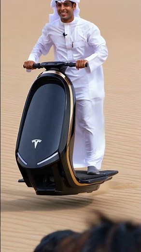 Tesla Hoverboard Concept: Glide into the Future! #TeslaConcept #HoverboardTech