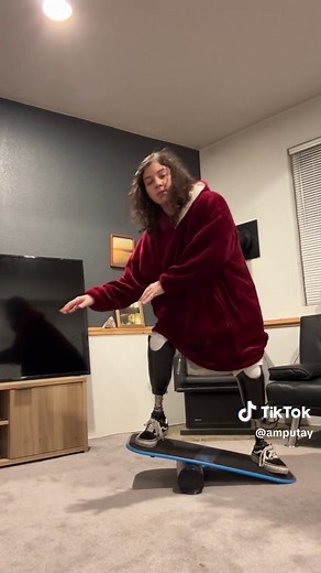 This is a great tool for everyone, but especially for amputees to practice even weight distribution with your prosthetic legs!! Revbalance.com/amputay for 10% off your own revbalance board!! #amputee #disabled #balanceboard #revbalance #training #workout #improve #growth