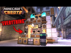 I Automated EVERYTHING In Minecraft Create Mod