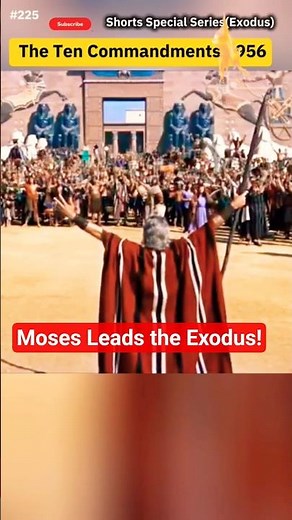 Remember This Day! 🎺 #TheTenCommandments #CharltonHeston #Moses #ClassicMovies #Exodus #MovieClips
