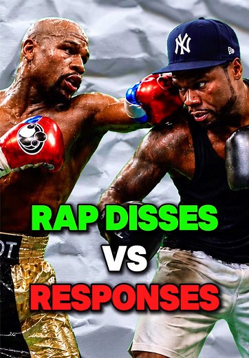 Craziest Rap Disses vs Responses 😭🥊 Like when 50 Cent challenged Floyd Mayweather to read a Harry Potter book but changed it to Cat in the hat since Floyd can’t read 😭 Who won the beef? 👇 #50cent #floydmayweather #tiktokfreshfindscontest #rappers #fyp
