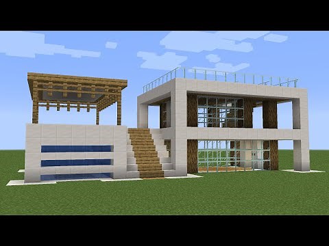 Minecraft - How to build a small quartz house