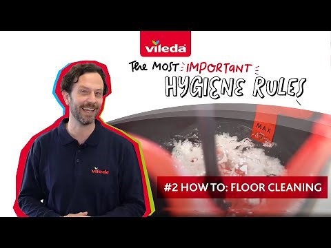 Vileda hygiene rules on floor mopping