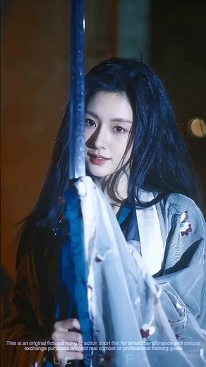 Ancient Wuxia Short Film: Long-Haired Heroine With Sword And Bow#wuxia #movie