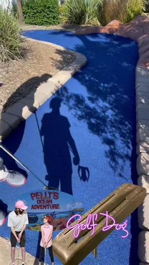 No putt putt course is safe from th ping 1 A #golf #puttputt