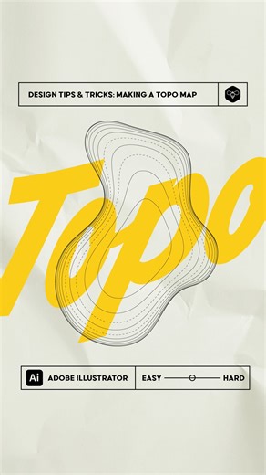 Jorde Matthews | Brand Designer on Instagram: "🐝 Need a simple way to create topography map graphics for you outdoor or adventure clients. I have spent years making them from scratch…drawing them, then creating offset paths for each one or just plain drawing them…well no more. I just learned this trick from a post I saw and I will never go back. To do this you: ✅ Double click on the pencil tool to increase the fidelity ✅ Draw your shape and fill it in with whatever color you want. ✅ Smooth any 