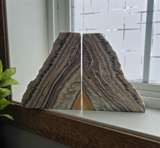 Onyx Bookends - Etsy