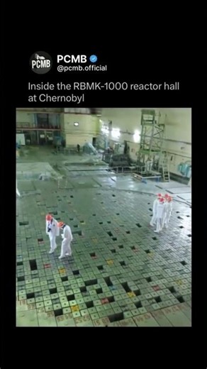 Inside the RBMK-1000 reactor hallat Chernobyl