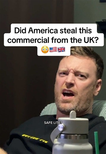 His reaction 😭😂 Same tune, different name, but who had it first? #tayandalex #safelite #autoglass #britishvsamerican #usavsuk
