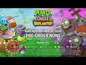 Plants vs. Zombies Replanted - Official Announce Trailer Nintendo Direct Partner Showcase 2025