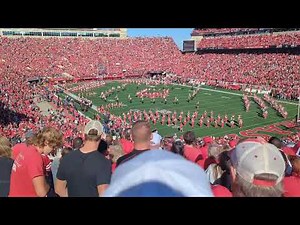 Nebraska Marching Band - March of the Cornhusker and Hail Varsity - 10/21/2023