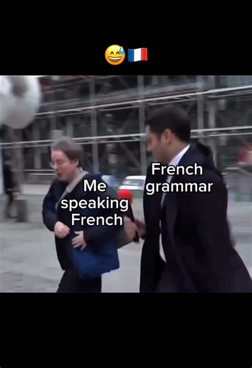 Me when I’m learning a language 😅😭🇫🇷 French grammar is definitely not the easiest! Video made by @lefrenchtastic this depicts it very well Is this you when learning French? 🤣 La grammaire… au secours 🛟 #speakfrench #frenchlanguage humour fyp French learner