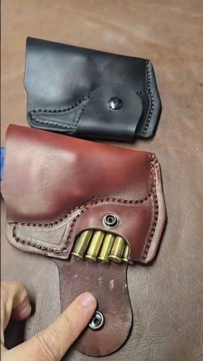 Custom J Frame Pocket Holster With Ammo Pouch