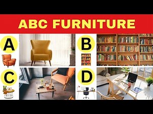 ABC Furniture for Kids | ABC for Children | Fun Alphabet Learning Video for Toddlers and Kids | ABC